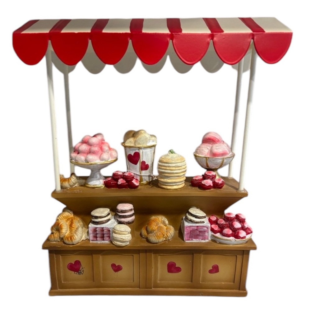 Valentine’s Day Love Bakery & Mini Pastry Cart martha Stewart Tabletop Cart